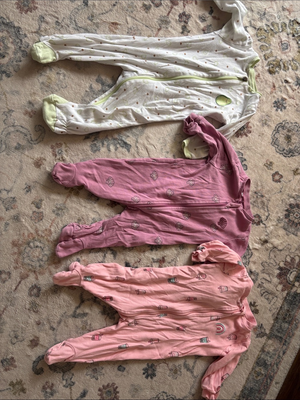 Baby Girl Pekkle onesies 3-9M